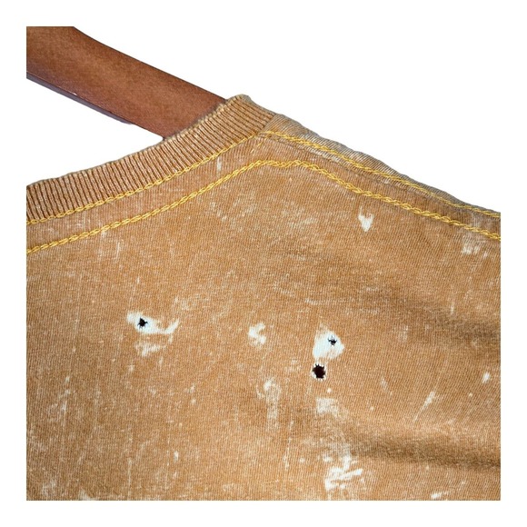 Hippie Volkswagen Bus Microbus Stone Wash No Time T-Shirt Mens/Unisex Yellow M - Picture 6 of 7